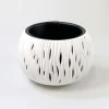 Floreira SANDY bowl branco 29cm