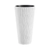 Floreira SANDY slim branco 62cm
