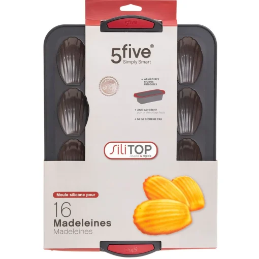 Forma para 16 madalenas SILITOP cinza