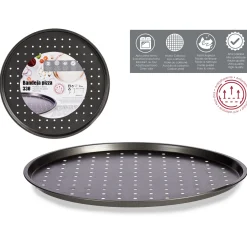 Forma para pizza preta 32cm
