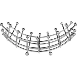 Fruteira rectangular em metal