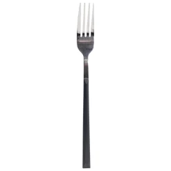 Garfo de mesa LUNE inox com cabo preto