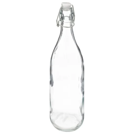 Garrafa de vidro para limonada com tampa 1l