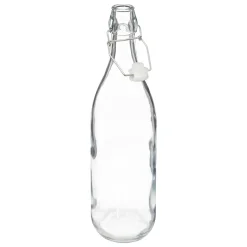 Garrafa de vidro para limonada com tampa 1l