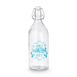 Garrafa Water Em Vidro 1l