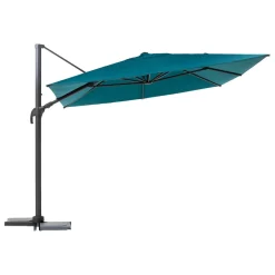 Guarda-sol descentrado MELHIA azul 2,36x3m