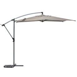 Guarda-sol MANOA descentrado taupe 3m