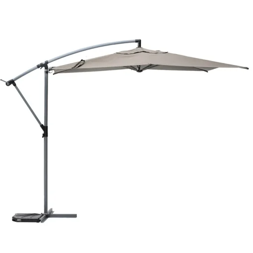 Guarda-sol MANOA descentrado taupe 3m