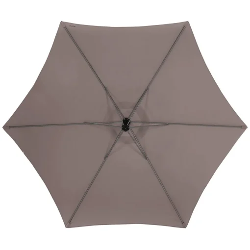 Guarda-sol MANOA descentrado taupe 3m