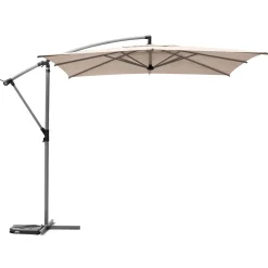 Guarda-sol MANOA descentrado bege ble 2,5x2,5m