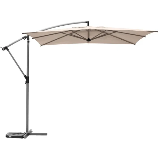 Guarda-sol MANOA descentrado bege ble 2,5x2,5m