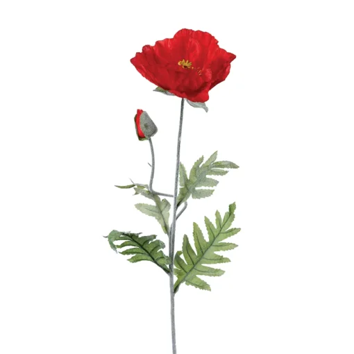 Haste de flor de papoila artificial
