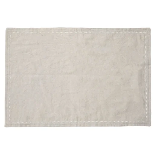 Individual de mesa elina cinza 30x45cm