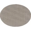 Individual de mesa oval texaline preto