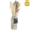 Jarra com flores secas 28cm