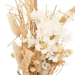 Jarra de cerâmica com flores secas 25cm