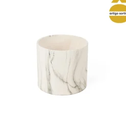 Jarra de cerâmica efeito mármore 13,4cm