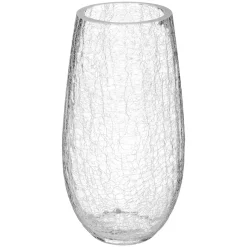 Jarra de vidro cilíndrica CRAQUELE 27cm
