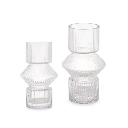 Jarra de vidro transparente 23cm