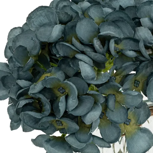 Jarra DEAN de vidro com ramo de hortênsias artificial