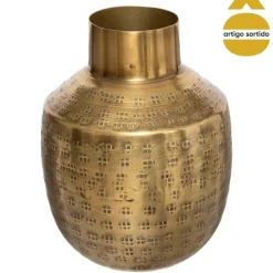 Jarra decorativa OASIS dourada 14cm
