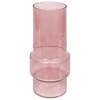 Jarra ELLA rosa de vidro 25cm