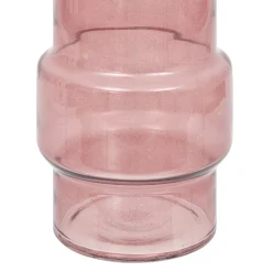 Jarra ELLA rosa de vidro 25cm