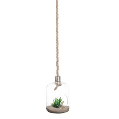 Jarra em vidro suspensa 27cm