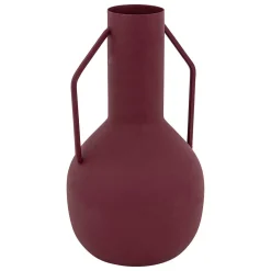 Jarra SYLVAIN vermelho rubi em metal 20cm