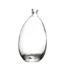 Jarra transparente disforme em vidro reciclado 30cm