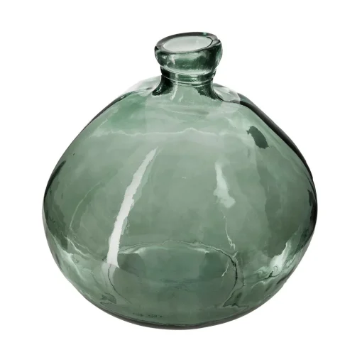 Jarra ULY verde caqui de vidro reciclado 33cm
