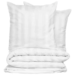 Jogo de cama ISADORA branco de algodão 240x220cm