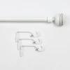 Kit varão extensível branco 210-380cm