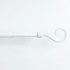 Kit varão extensível CROSSE branco mate 100-190cm