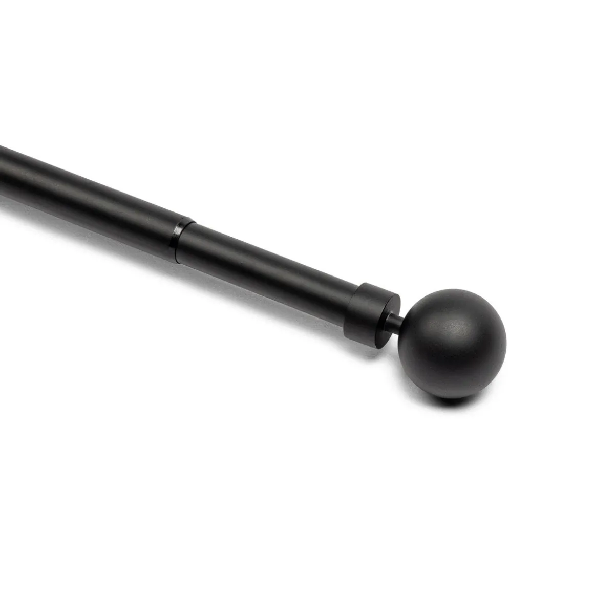 Kit varão extensível GAIA preto mate 210-380cm