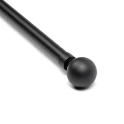 Kit varão extensível GAIA preto mate 210-380cm