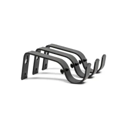 Kit varão extensível GAIA preto mate 210-380cm