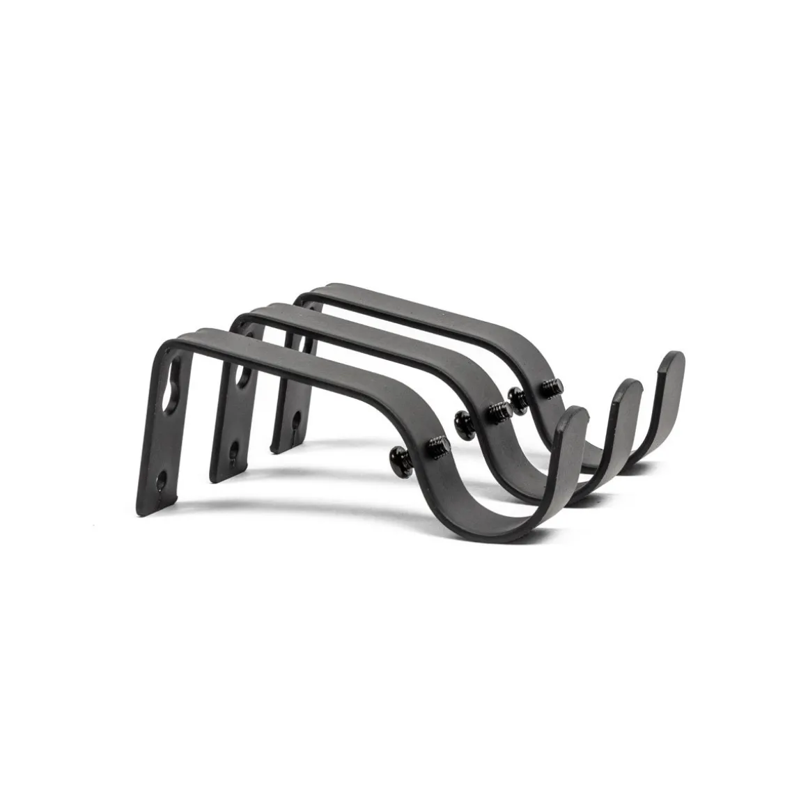 Kit varão extensível GAIA preto mate 210-380cm