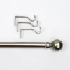 Kit varão extensível prateado 120-210cm