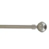 Kit varão extensível prateado 210-380cm