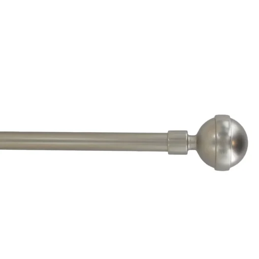 Kit varão extensível prateado 120-210cm