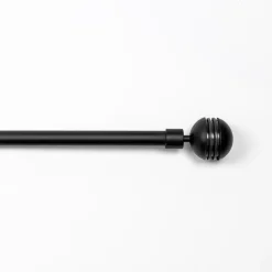 Kit varão extensível preto 210-380cm