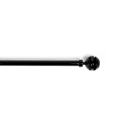 Kit varão extensível preto 120-210cm