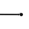 Kit varão extensível preto 210-380cm
