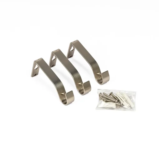 Kit varão extensível ZEN prateado 120-210cm