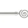 Kit varão extensível ZOLA prateado 120-210cm