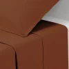 Lençol de cima terracota 180x290cm
