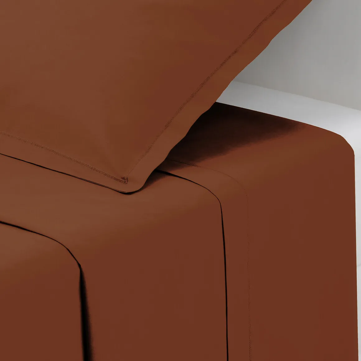 Lençol de cima terracota 180x290cm