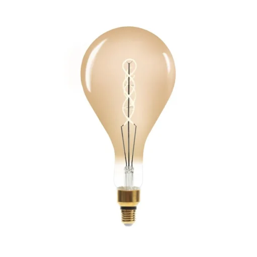 Lâmpada VINTAGE ambar espiral led ps160 6w e27