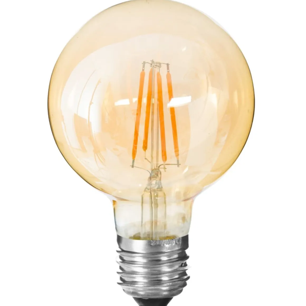 Lâmpada VINTAGE ambar globo led g95 2w e27
